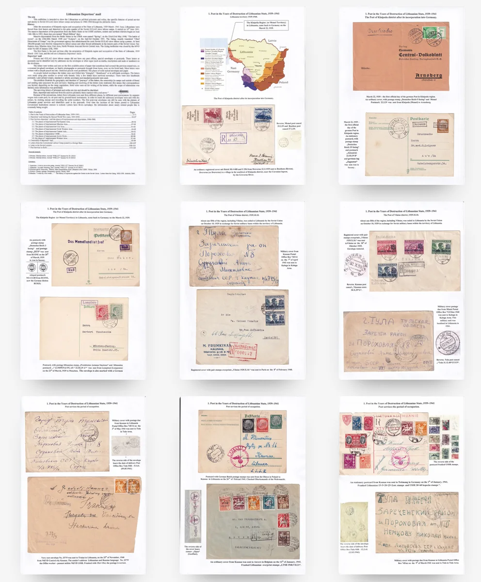 Title image for Lithuanian Deportees Mail