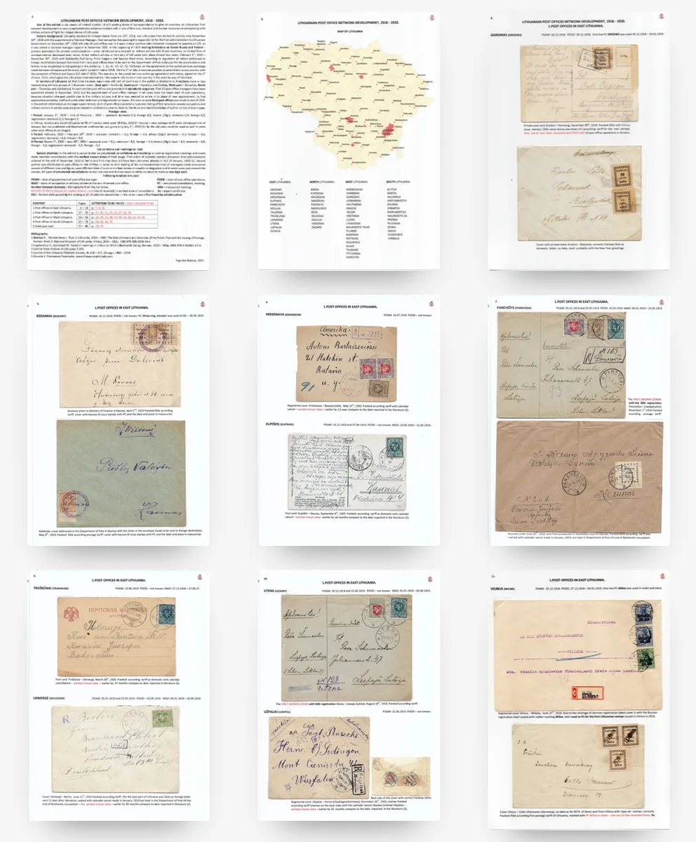Lithuanian Post Offices Network Development exhibit
