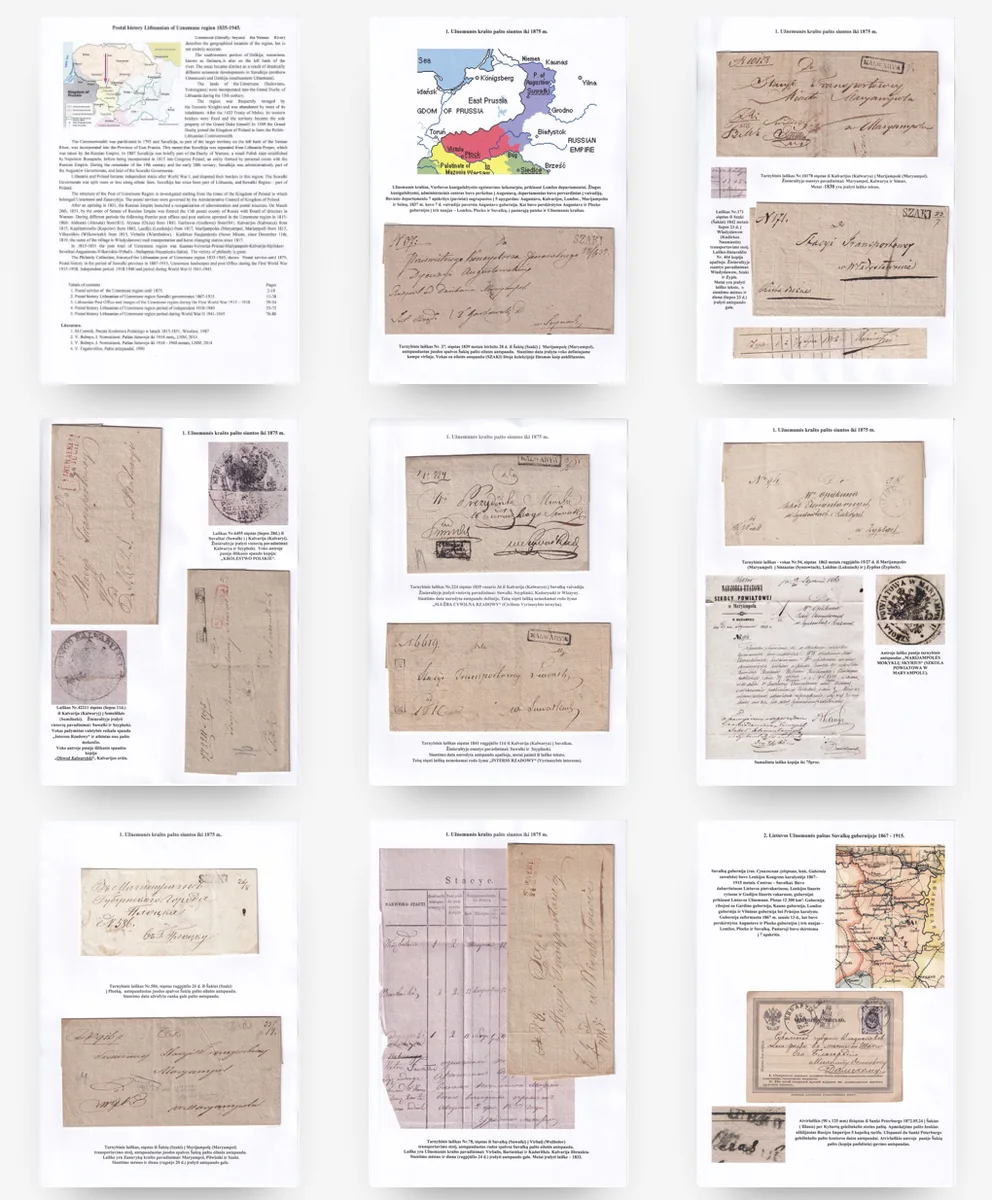 Title image for Postal History of the Lithuanian Užnemunė Region, 1835–1945