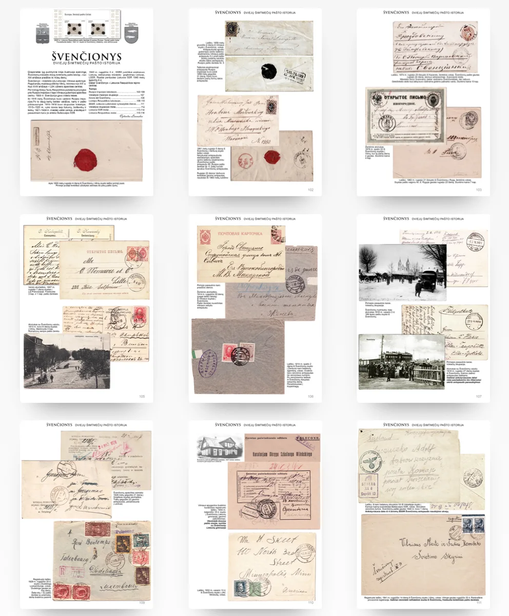 Title image for Švenčionys: Two Centuries of Postal History